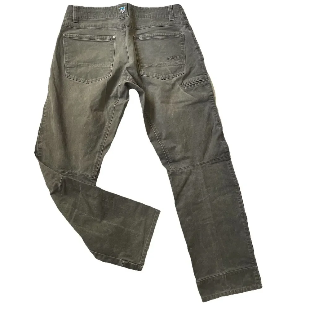 Kuhl RYDR Pants Mens 34 X 32 Vintage Patina Dye Ryder Gray Hiking Outdoors Work